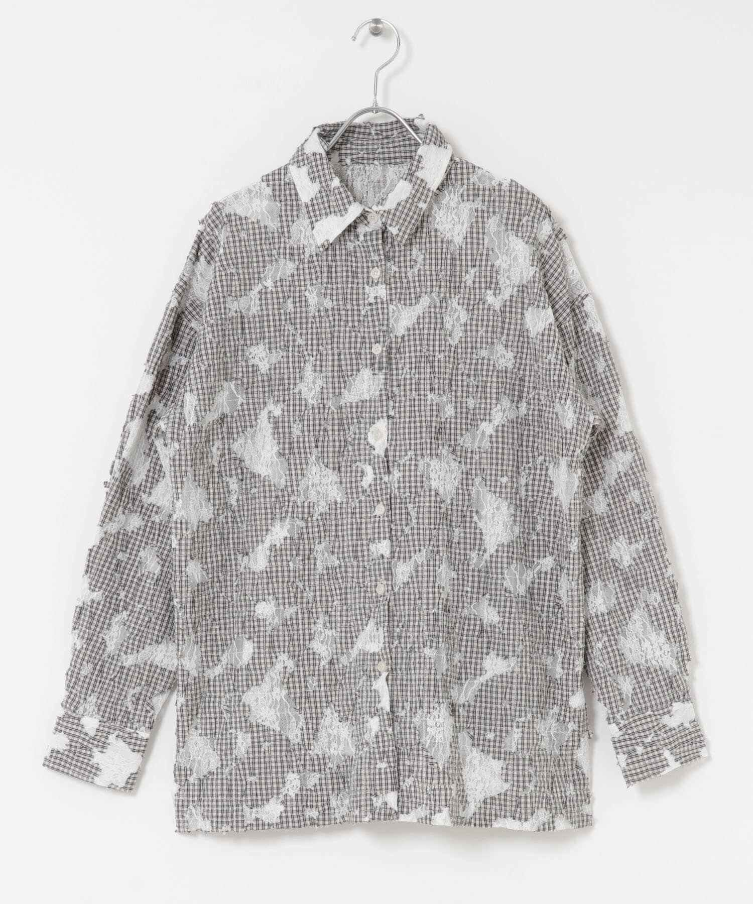  「ステッチングチェックシャツ」|シャツ・ブラウス|