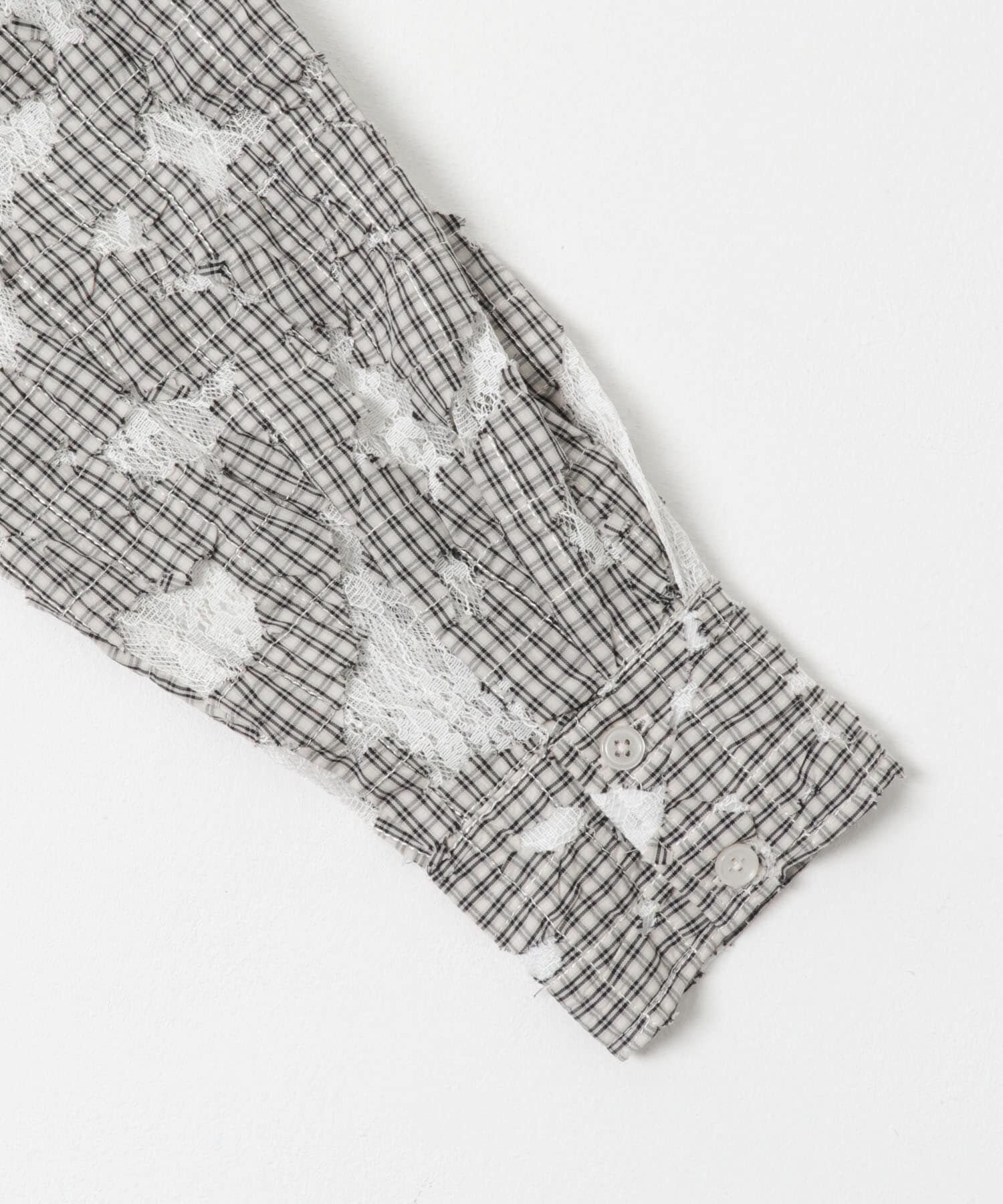  「ステッチングチェックシャツ」|シャツ・ブラウス|