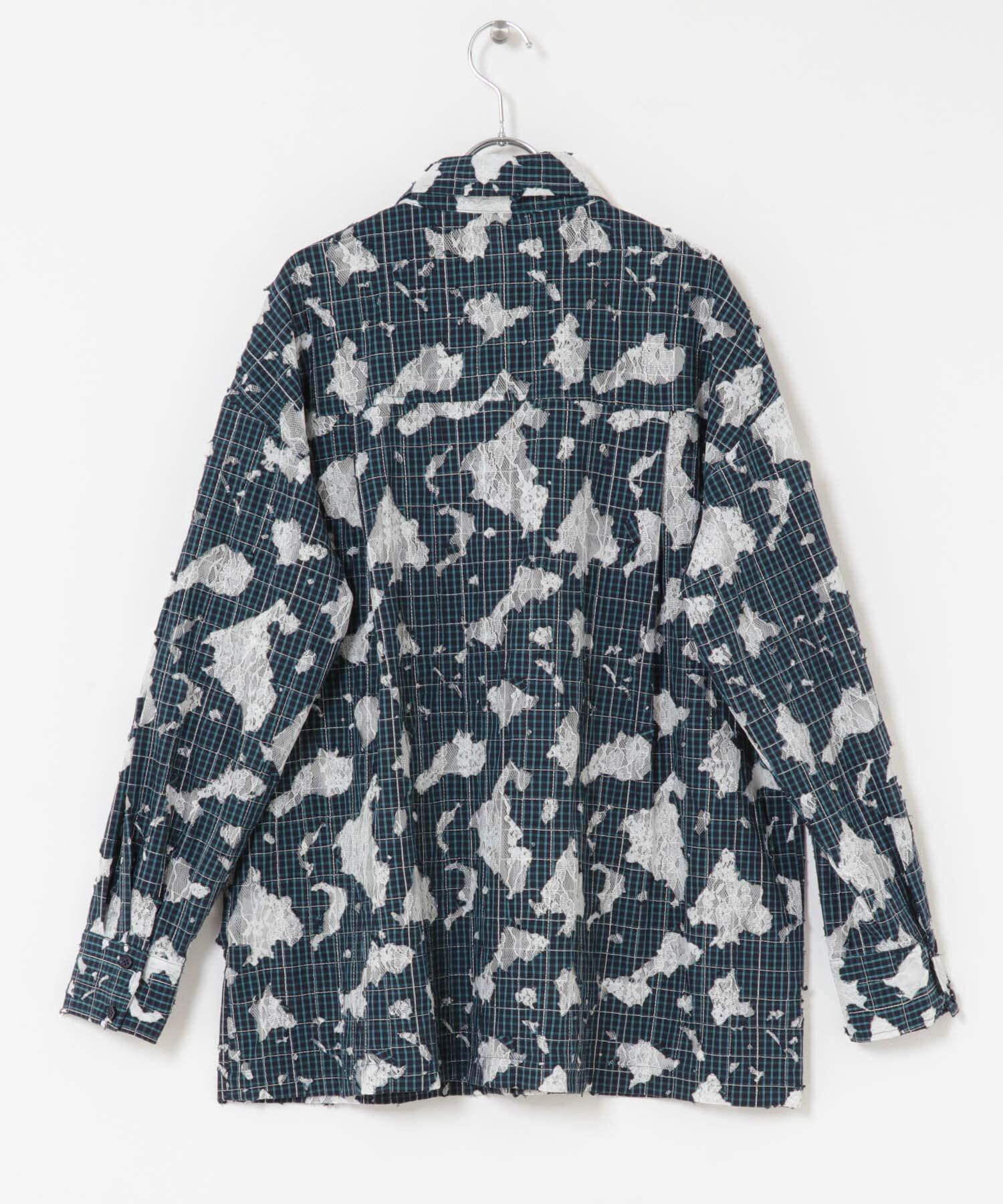  「ステッチングチェックシャツ」|シャツ・ブラウス|