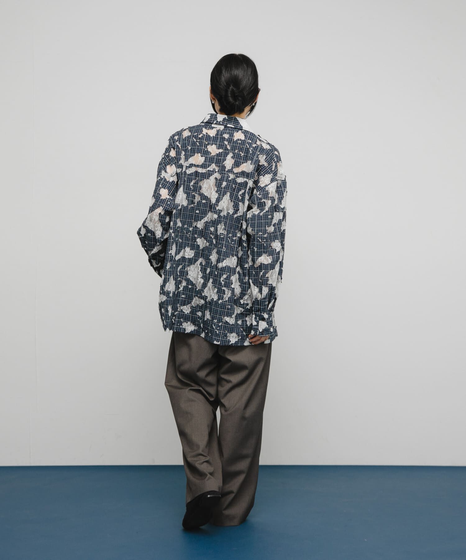  「ステッチングチェックシャツ」|シャツ・ブラウス|