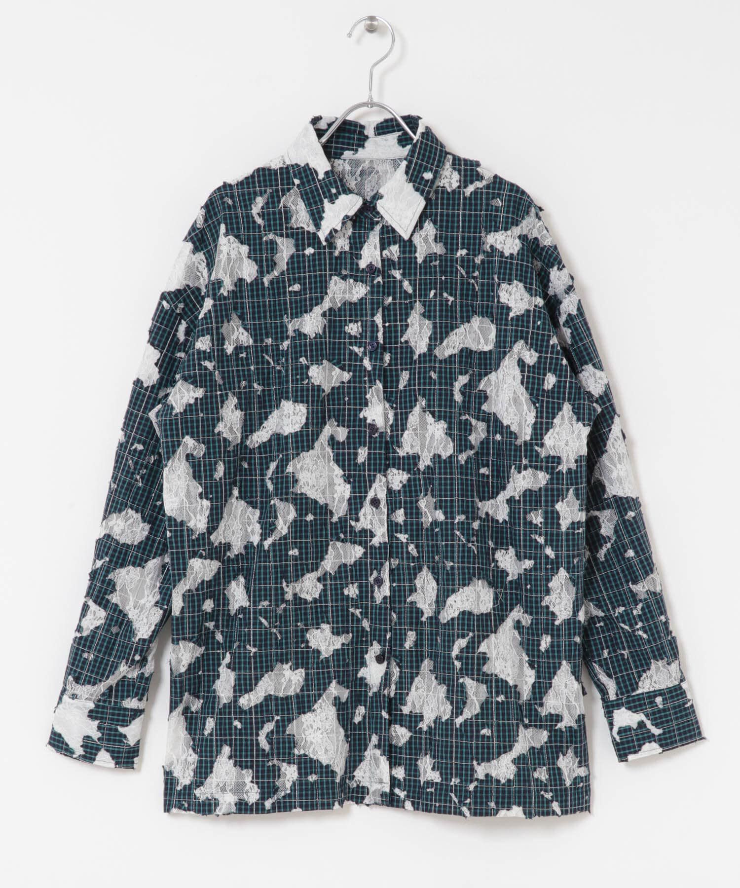  「ステッチングチェックシャツ」|シャツ・ブラウス|