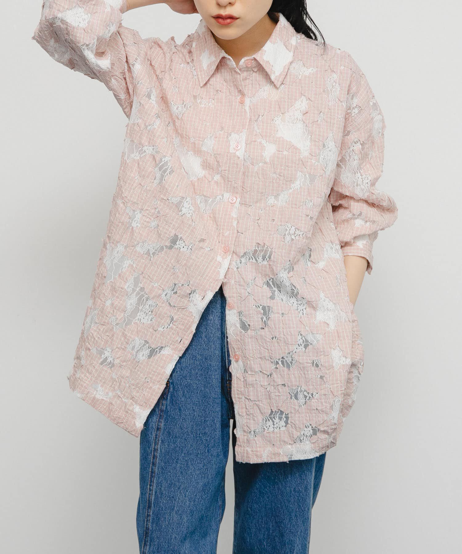  「ステッチングチェックシャツ」|シャツ・ブラウス|