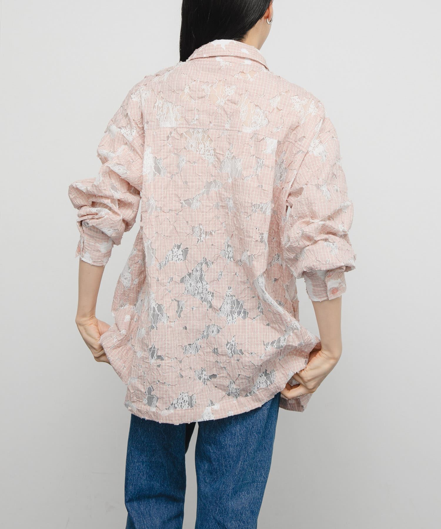  「ステッチングチェックシャツ」|シャツ・ブラウス|