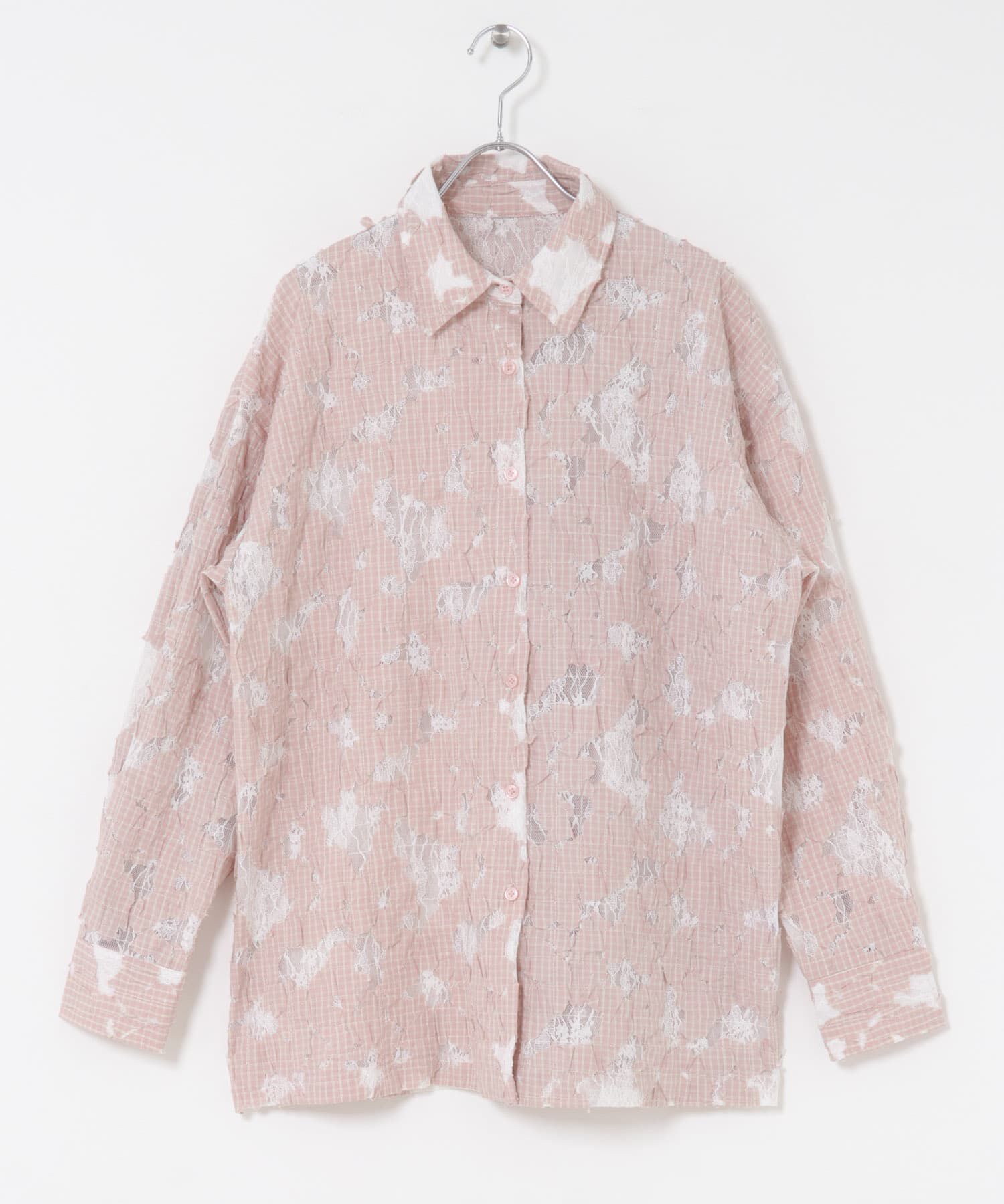  「ステッチングチェックシャツ」|シャツ・ブラウス|