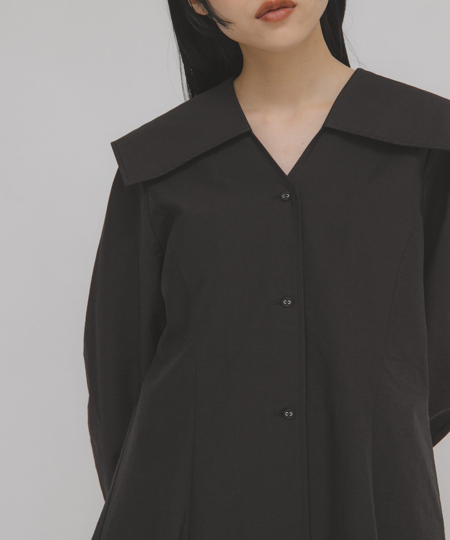  「セーラーカラーシェイプブラウス」|シャツ・ブラウス|