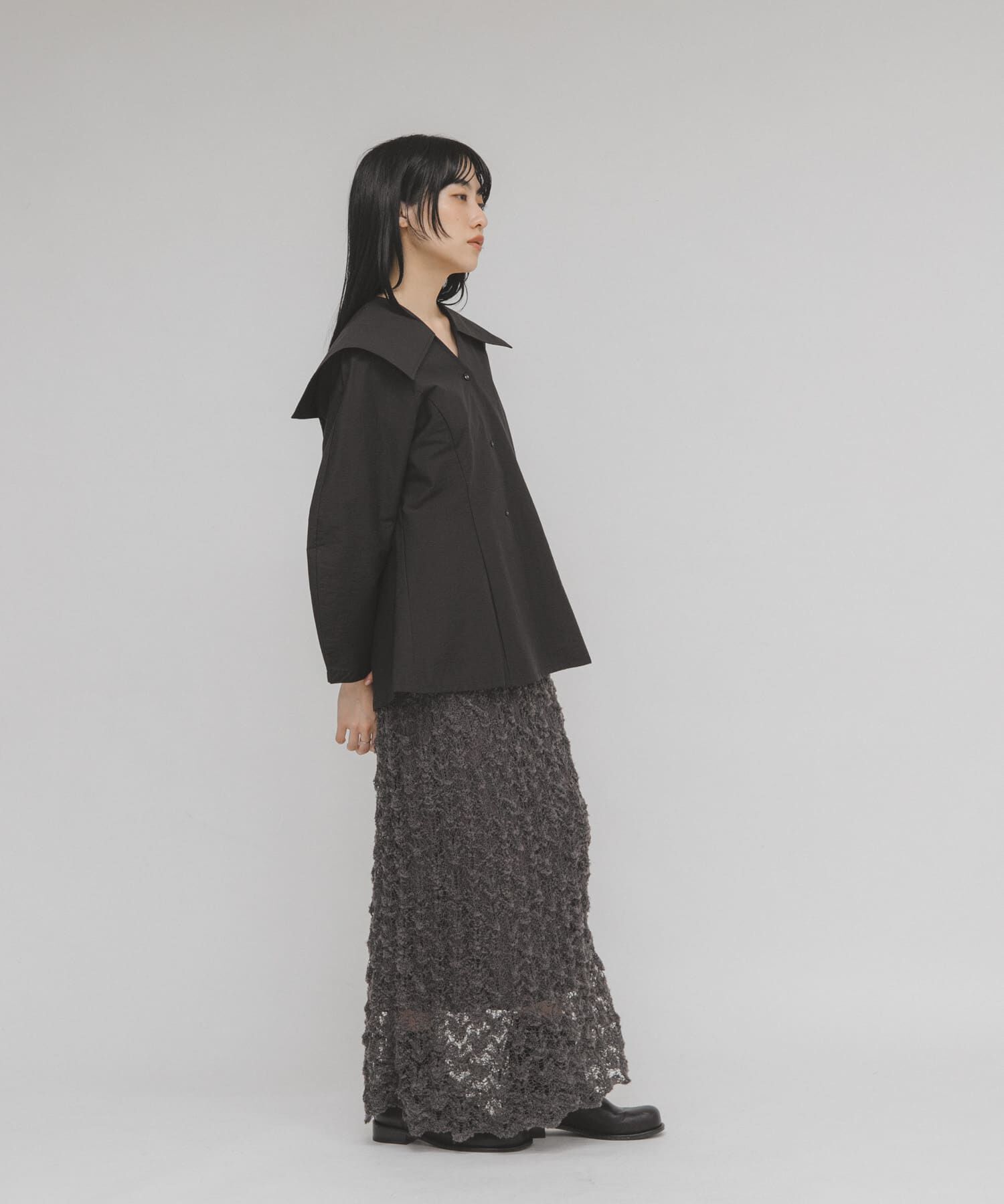  「セーラーカラーシェイプブラウス」|シャツ・ブラウス|