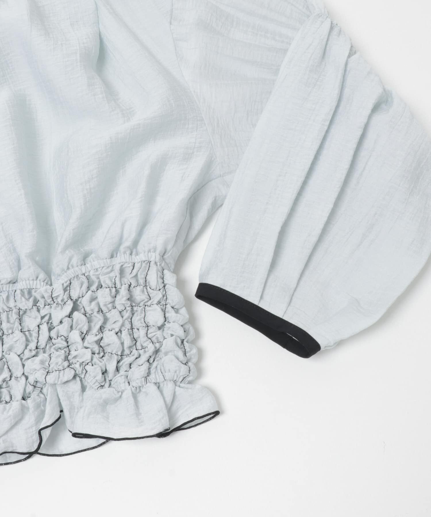  「ポップコーンシャーリングブラウス」|シャツ・ブラウス|