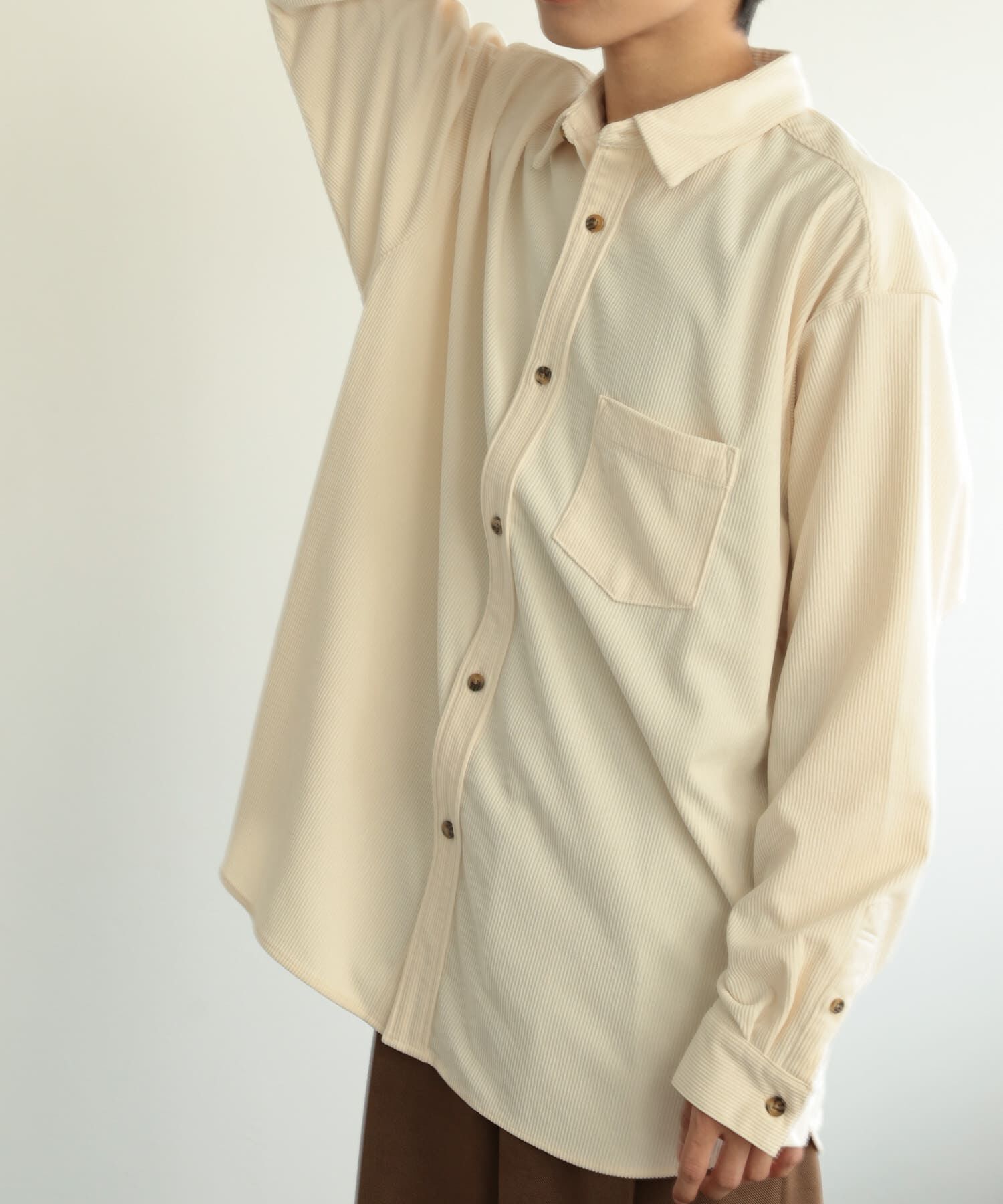 SENSE OF PLACE by URBAN RESEARCH「コーデュロイルーズシャツ」|シャツ・ブラウス|