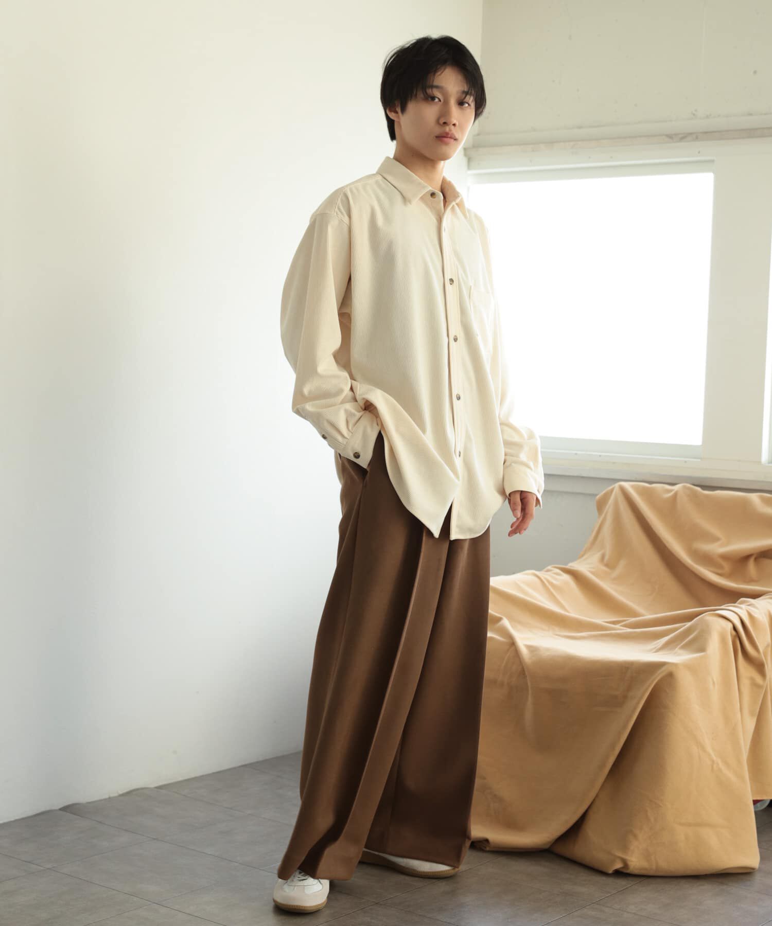 SENSE OF PLACE by URBAN RESEARCH「コーデュロイルーズシャツ」|シャツ・ブラウス|