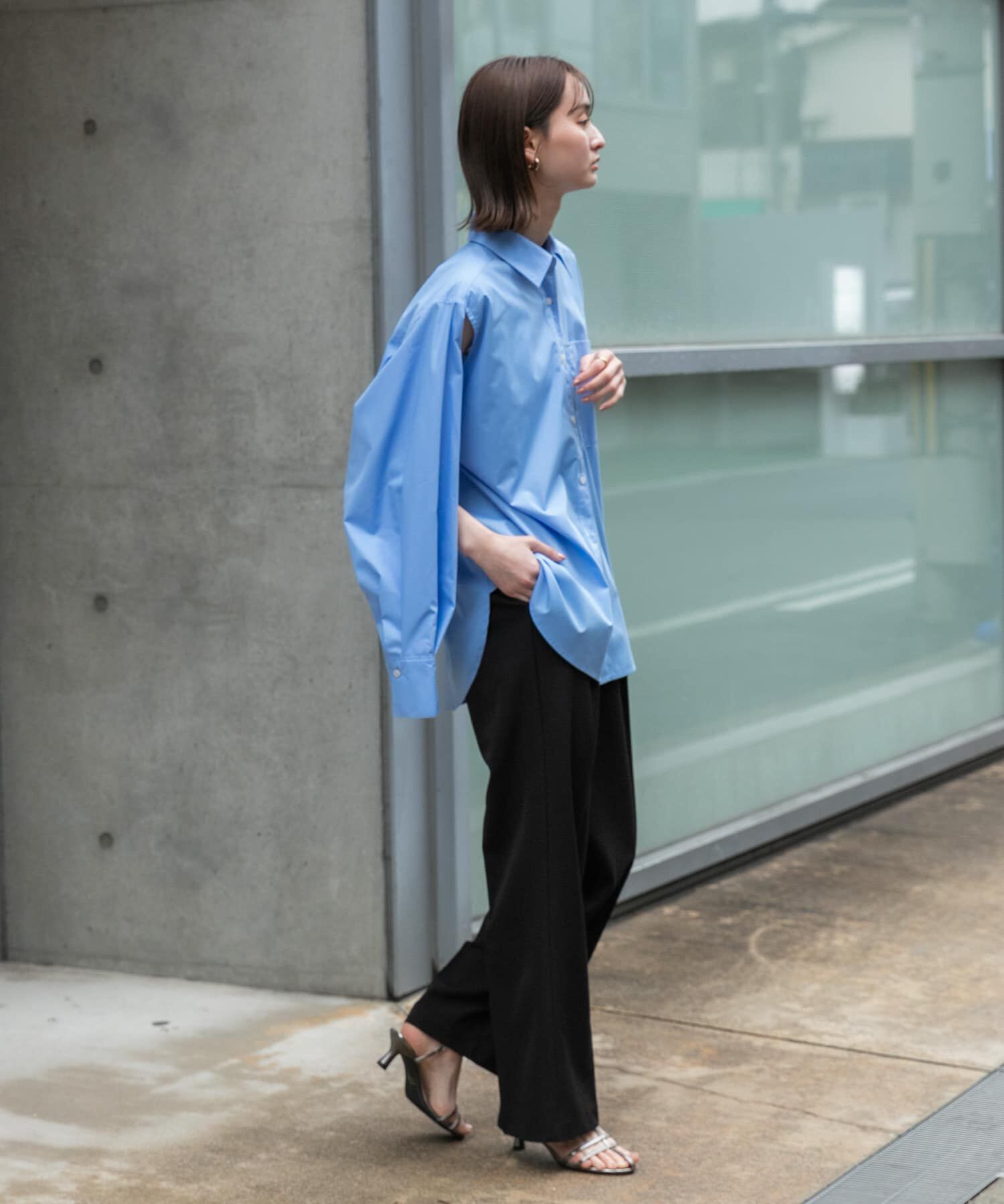 SENSE OF PLACE by URBAN RESEARCH「アームスリットオーバーシャツ」|シャツ・ブラウス|