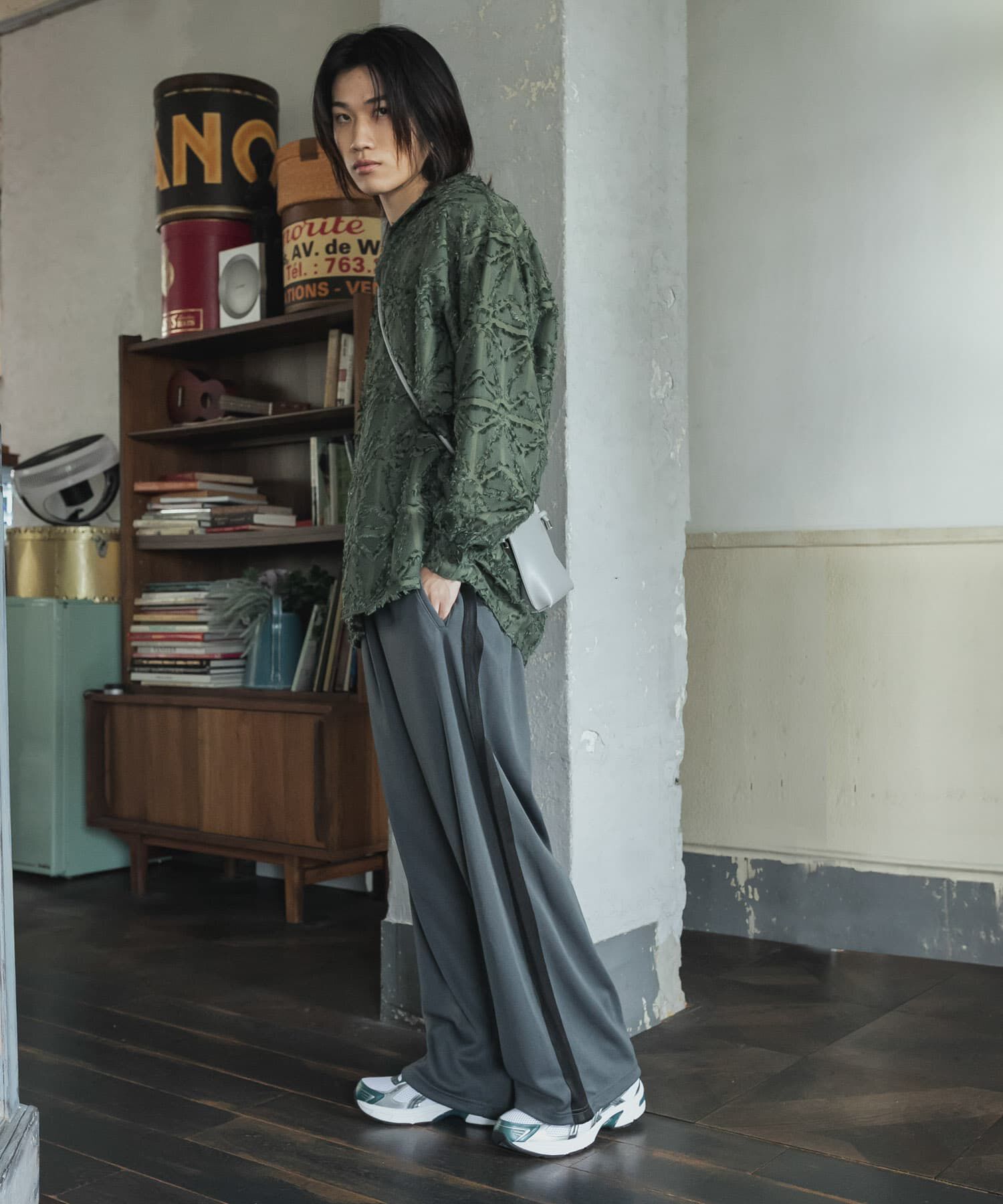 SENSE OF PLACE by URBAN RESEARCH「フリンジジャガードレギュラーカラーシャツ」|シャツ・ブラウス|