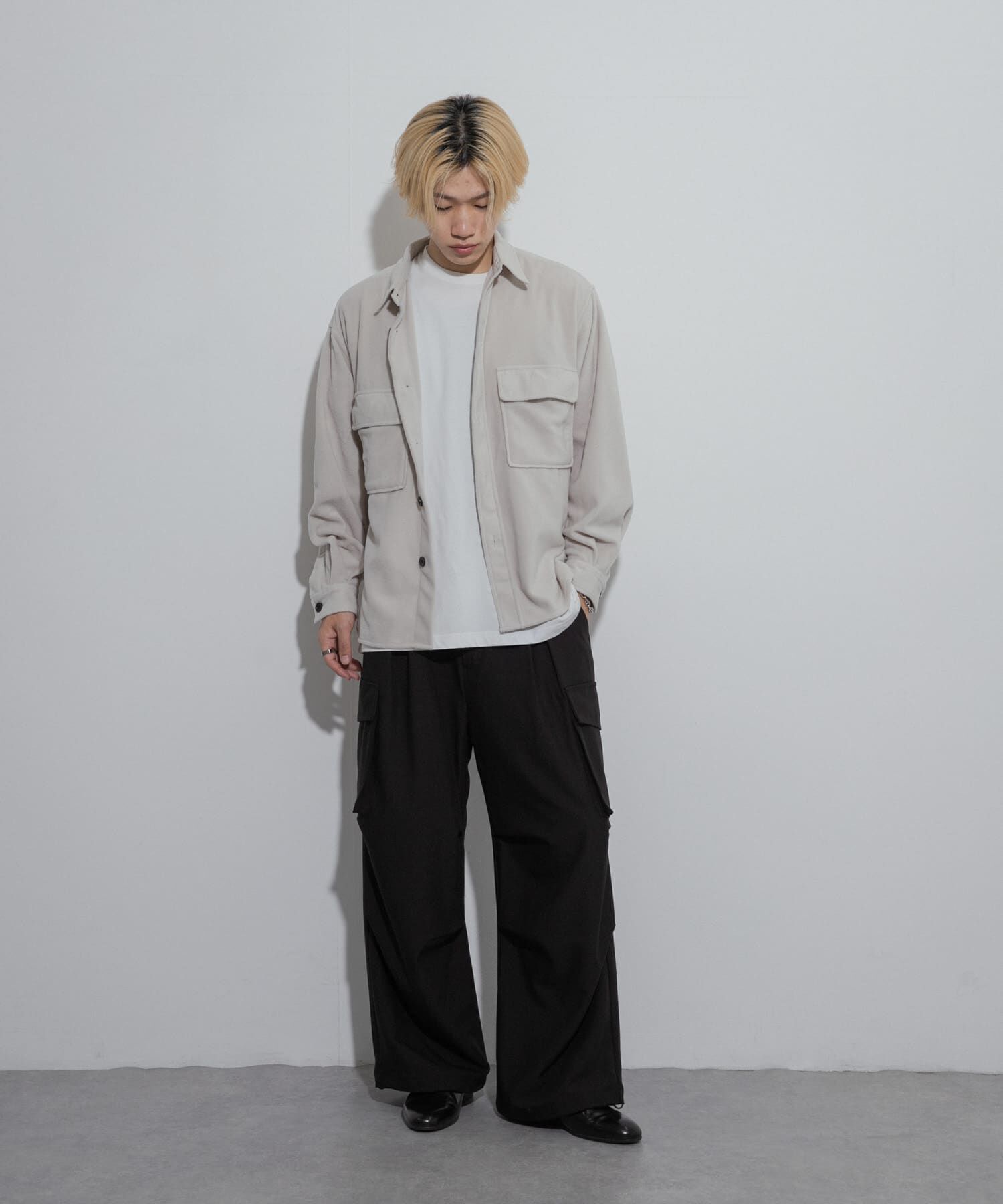 SENSE OF PLACE by URBAN RESEARCH「フリースフラップルーズシャツ」|シャツ・ブラウス|