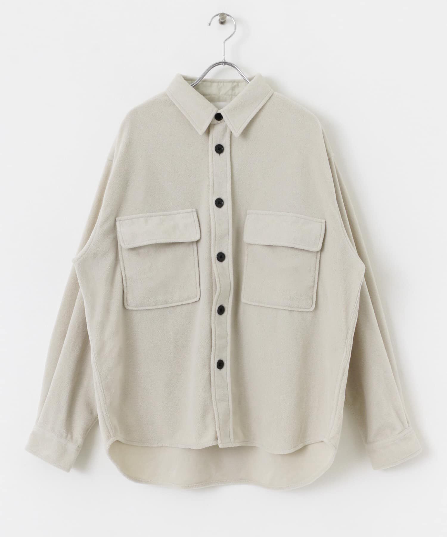 SENSE OF PLACE by URBAN RESEARCH「フリースフラップルーズシャツ」|シャツ・ブラウス|