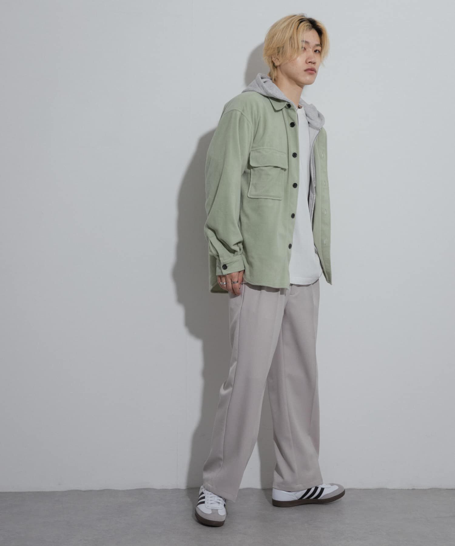 SENSE OF PLACE by URBAN RESEARCH「フリースフラップルーズシャツ」|シャツ・ブラウス|