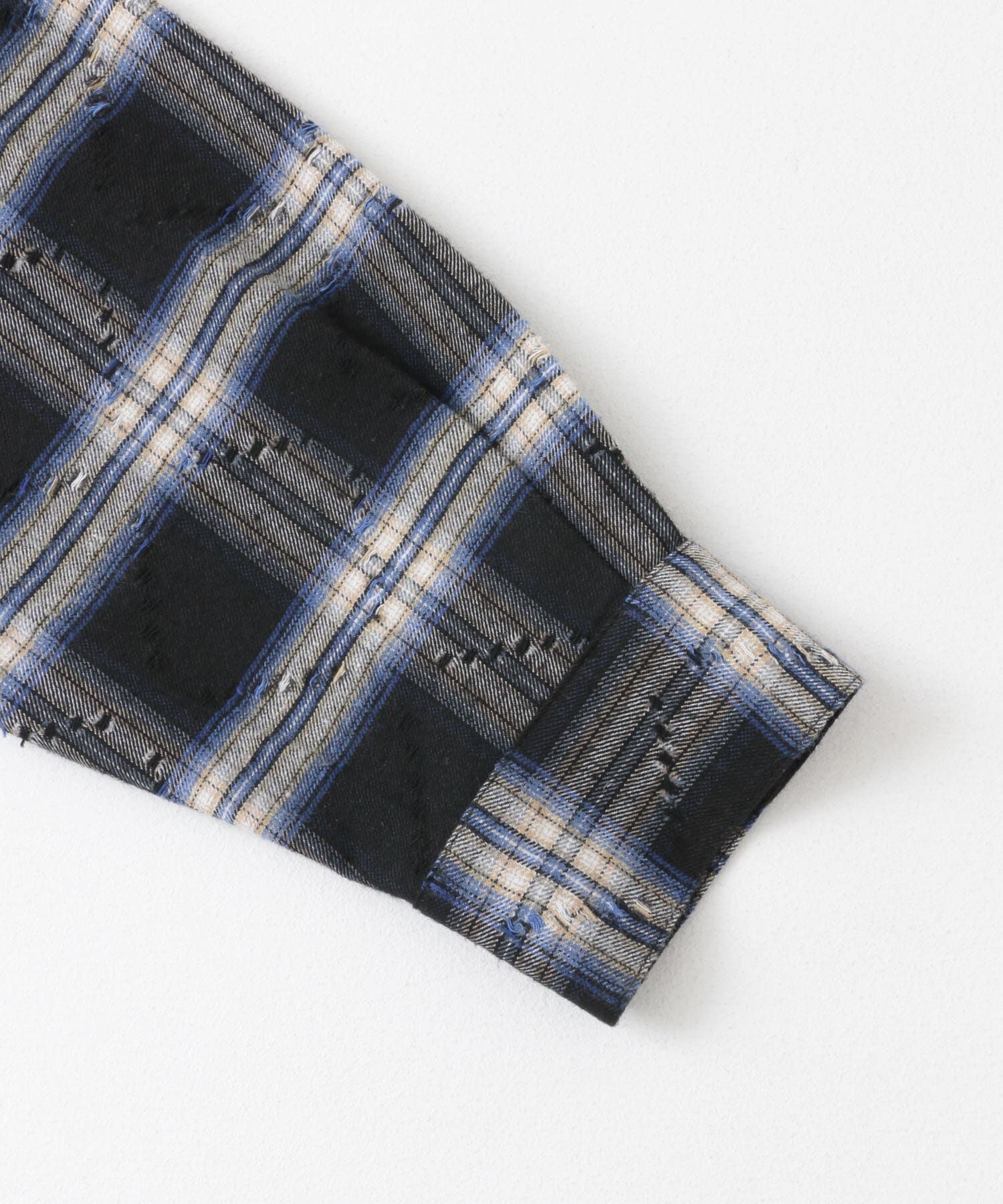 SENSE OF PLACE by URBAN RESEARCH「ダメージチェックルーズシャツ」|シャツ・ブラウス|