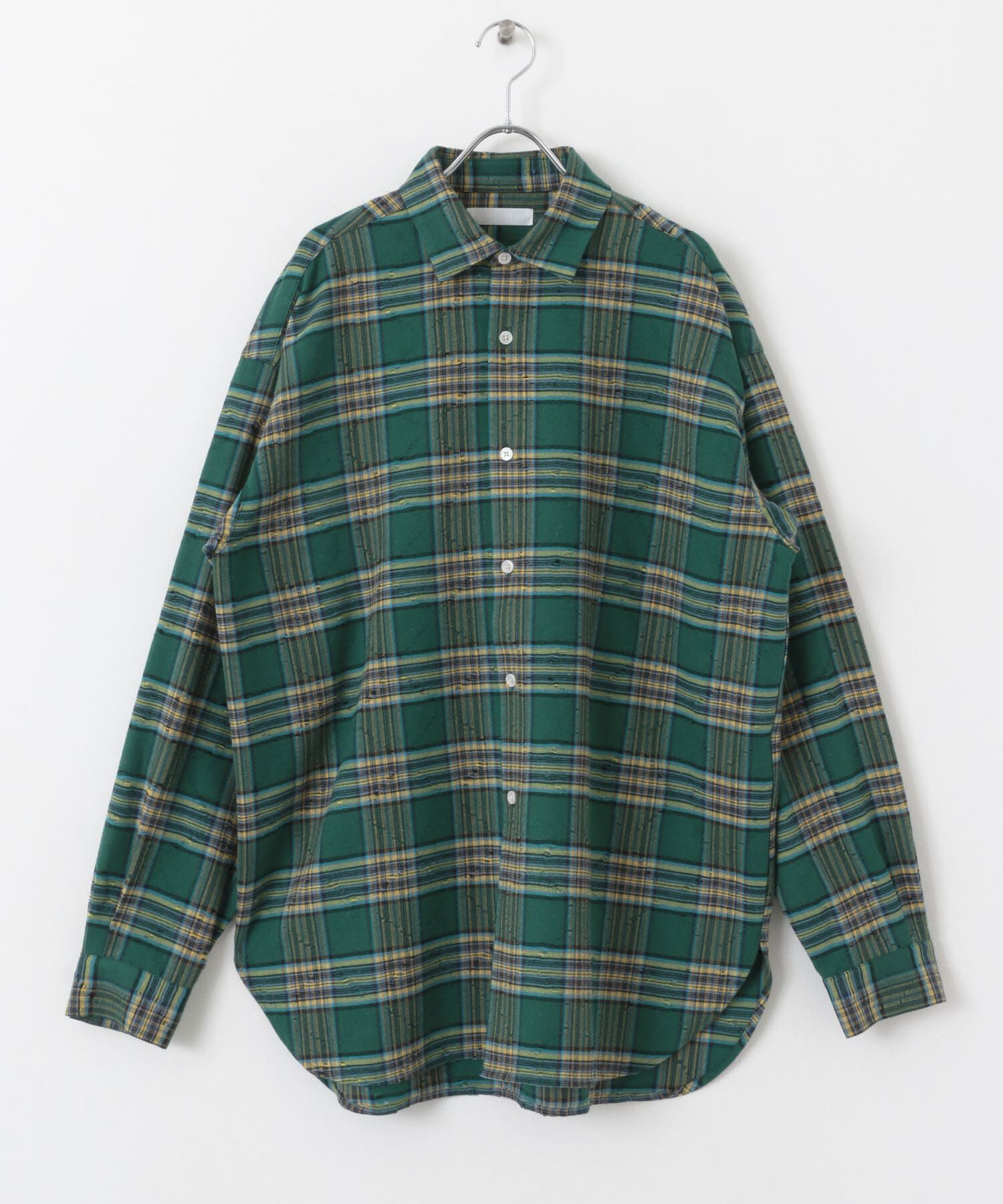 SENSE OF PLACE by URBAN RESEARCH「ダメージチェックルーズシャツ」|シャツ・ブラウス|