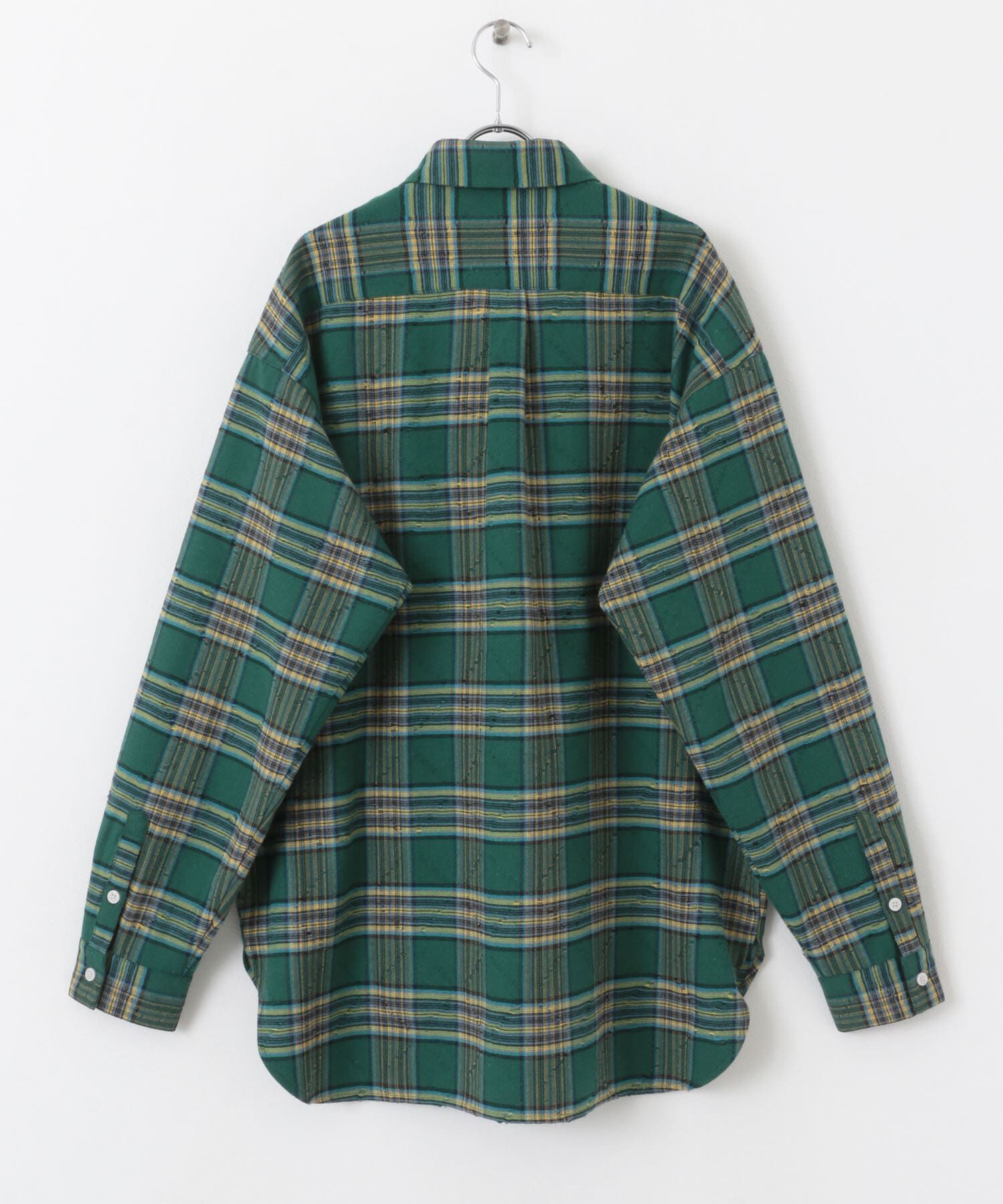 SENSE OF PLACE by URBAN RESEARCH「ダメージチェックルーズシャツ」|シャツ・ブラウス|