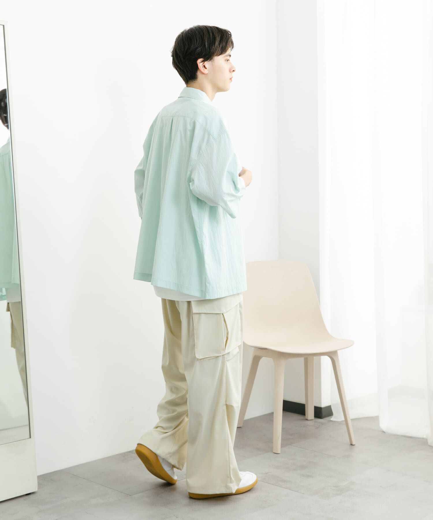 SENSE OF PLACE by URBAN RESEARCH「ワッシャーナイロンショートスリーブシャツ」|シャツ・ブラウス|