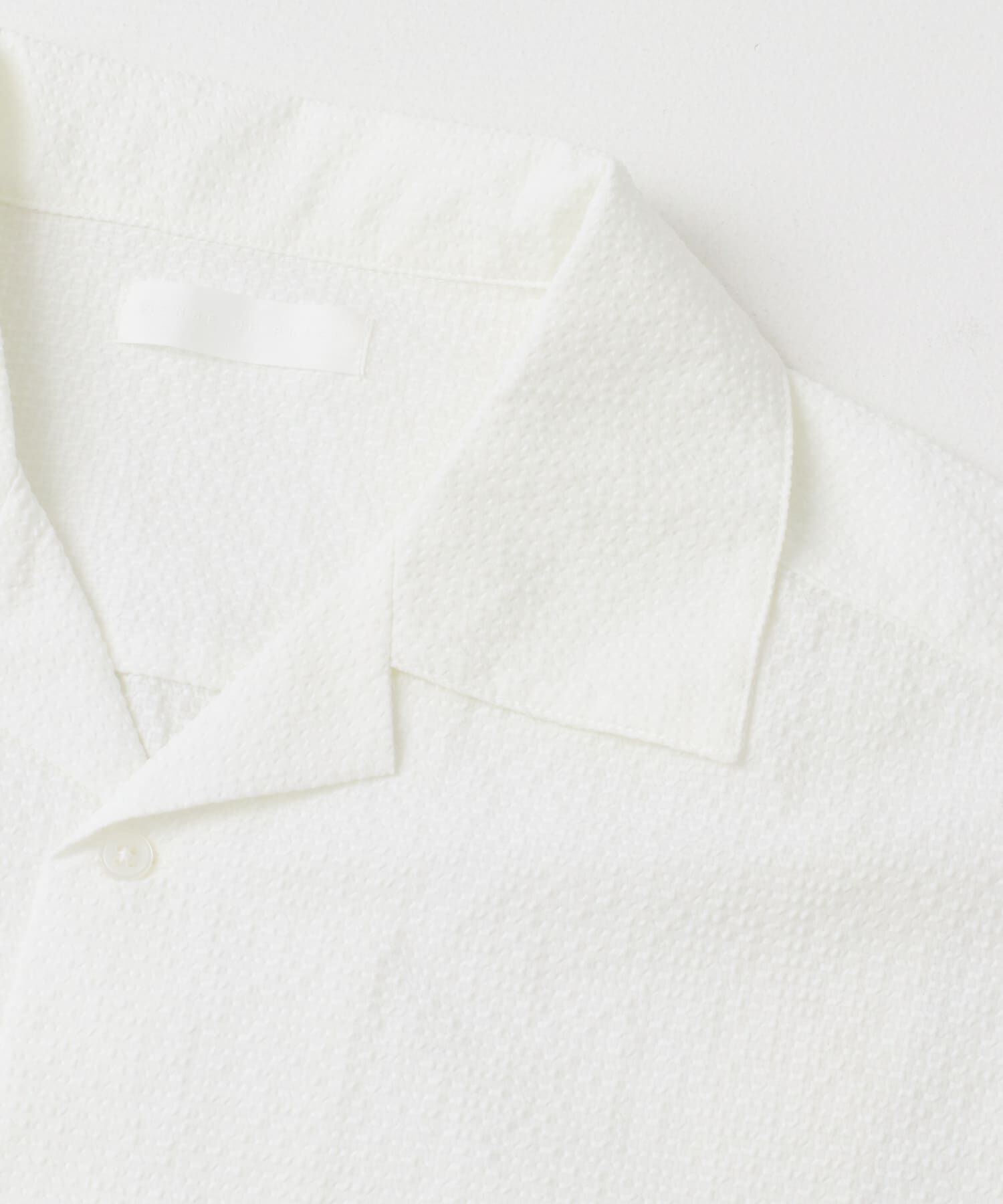 SENSE OF PLACE by URBAN RESEARCH「シアサッカーオープンカラーショートスリーブシャツ」|シャツ・ブラウス|