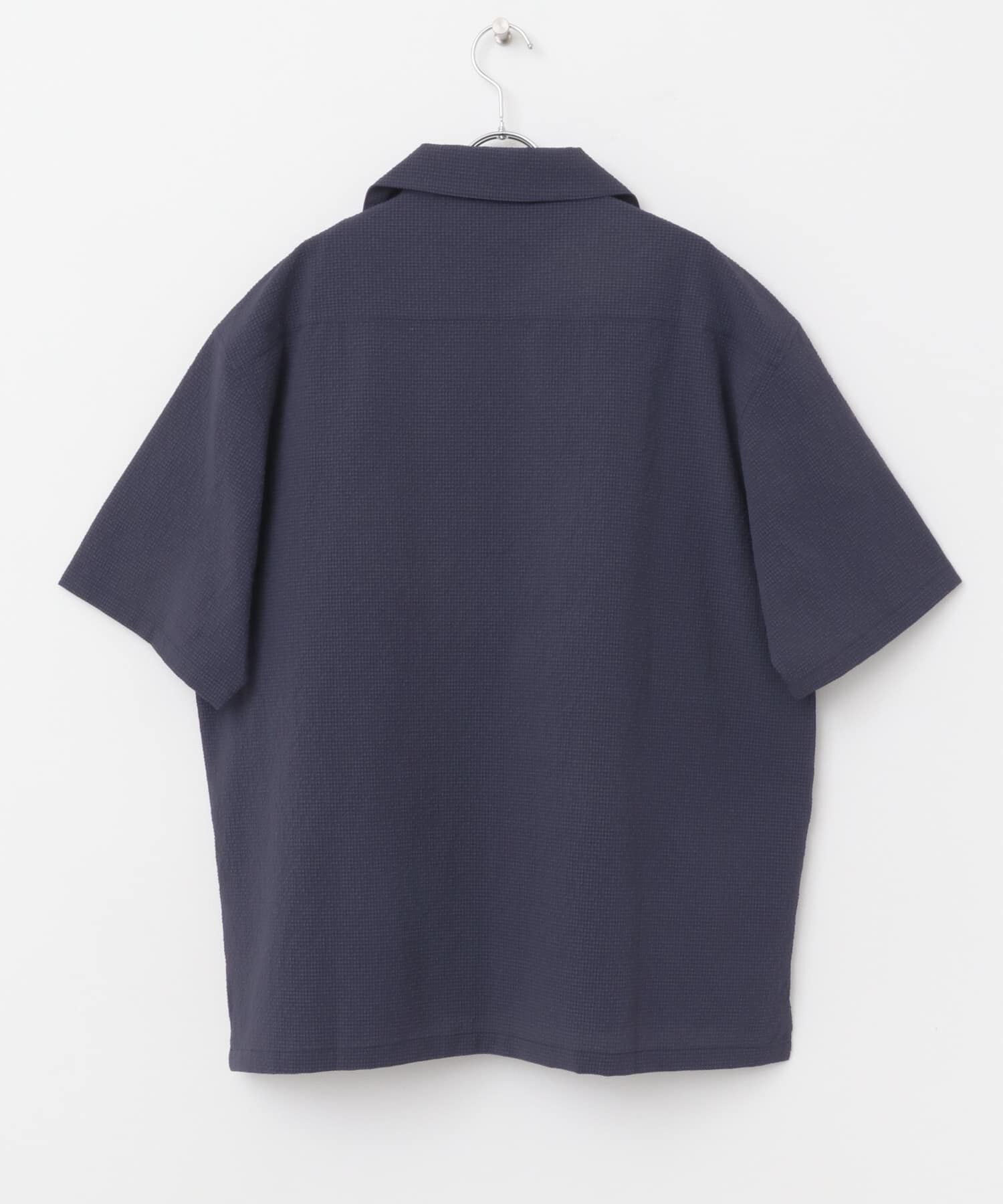 SENSE OF PLACE by URBAN RESEARCH「シアサッカーオープンカラーショートスリーブシャツ」|シャツ・ブラウス|