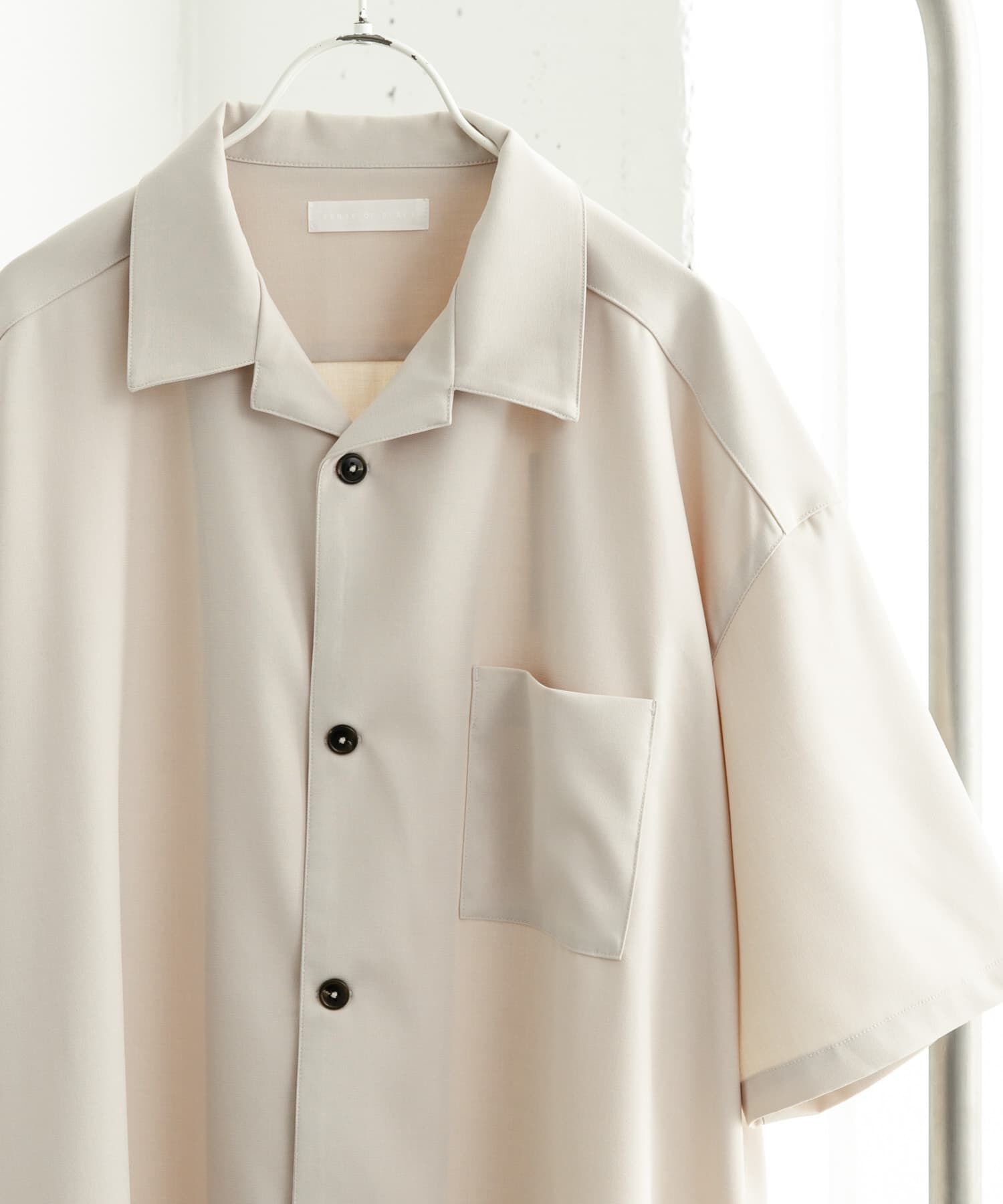 SENSE OF PLACE by URBAN RESEARCH「『ユニセックス』オープンカラールーズショートスリーブシャツ」|シャツ・ブラウス|