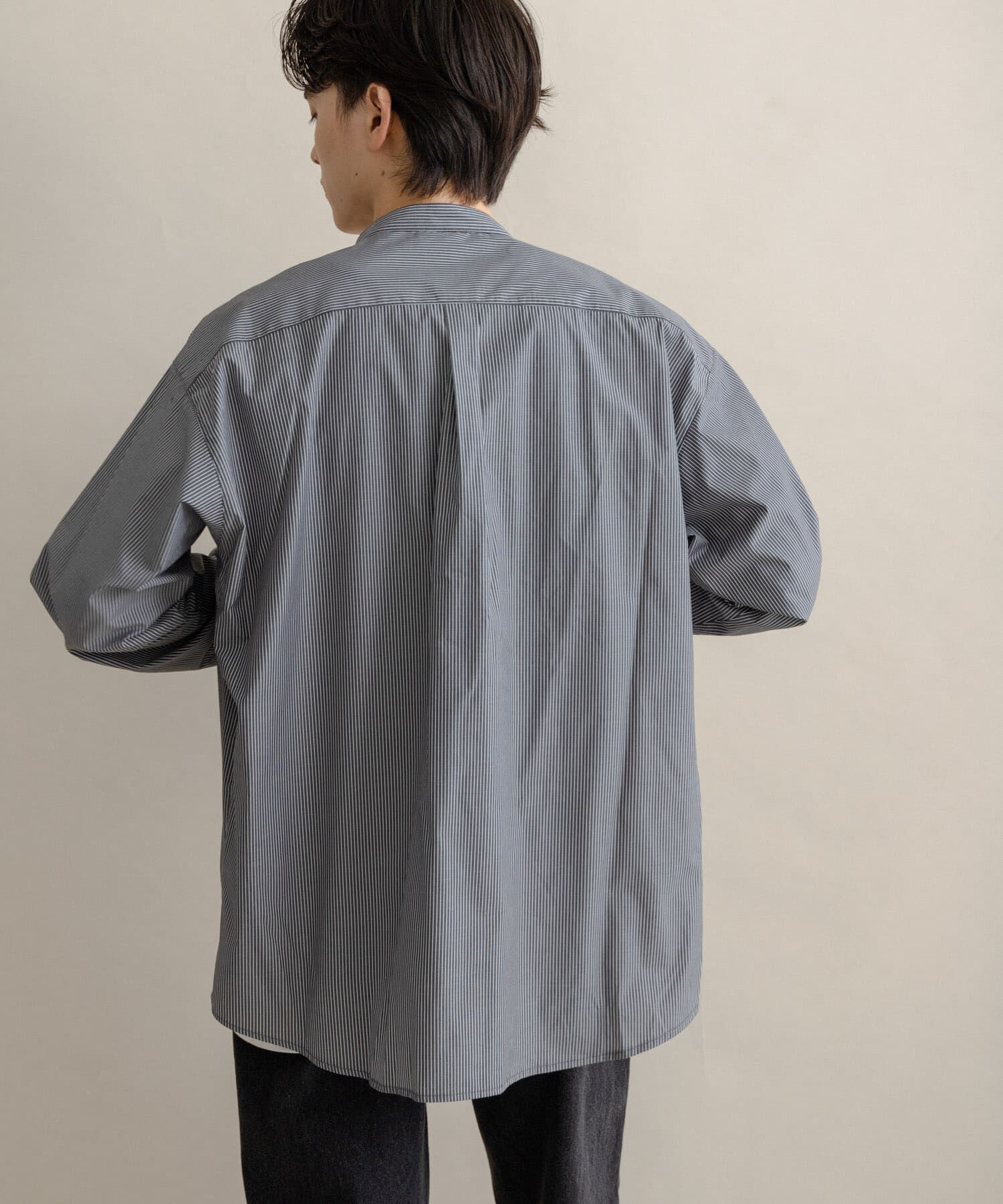 SENSE OF PLACE by URBAN RESEARCH「『WEB限定』コンフォートバンドカラーシャツ」|シャツ・ブラウス|