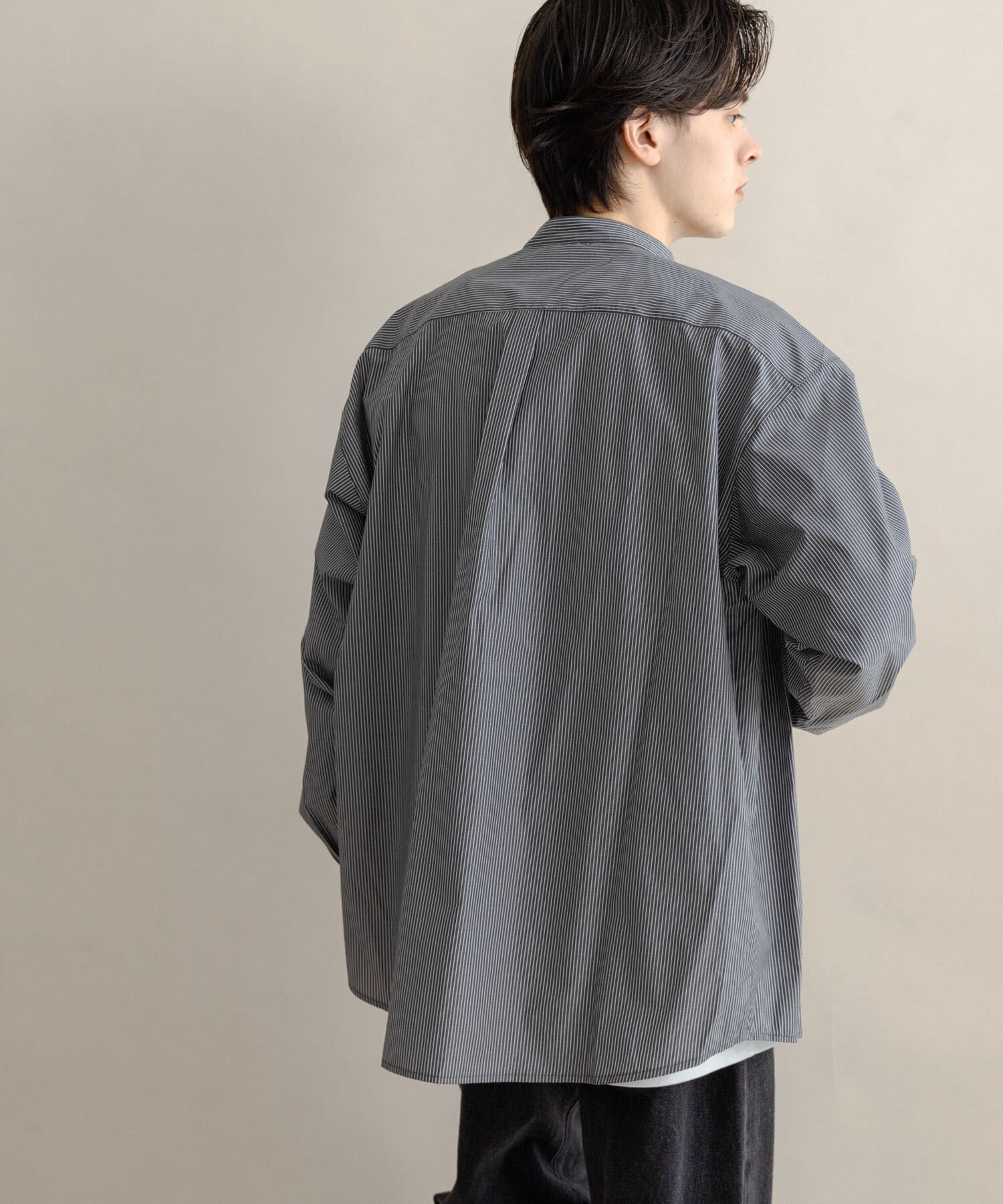 SENSE OF PLACE by URBAN RESEARCH「『WEB限定』コンフォートバンドカラーシャツ」|シャツ・ブラウス|