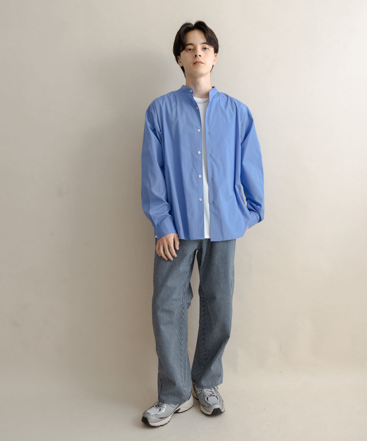 SENSE OF PLACE by URBAN RESEARCH「『WEB限定』コンフォートバンドカラーシャツ」|シャツ・ブラウス|