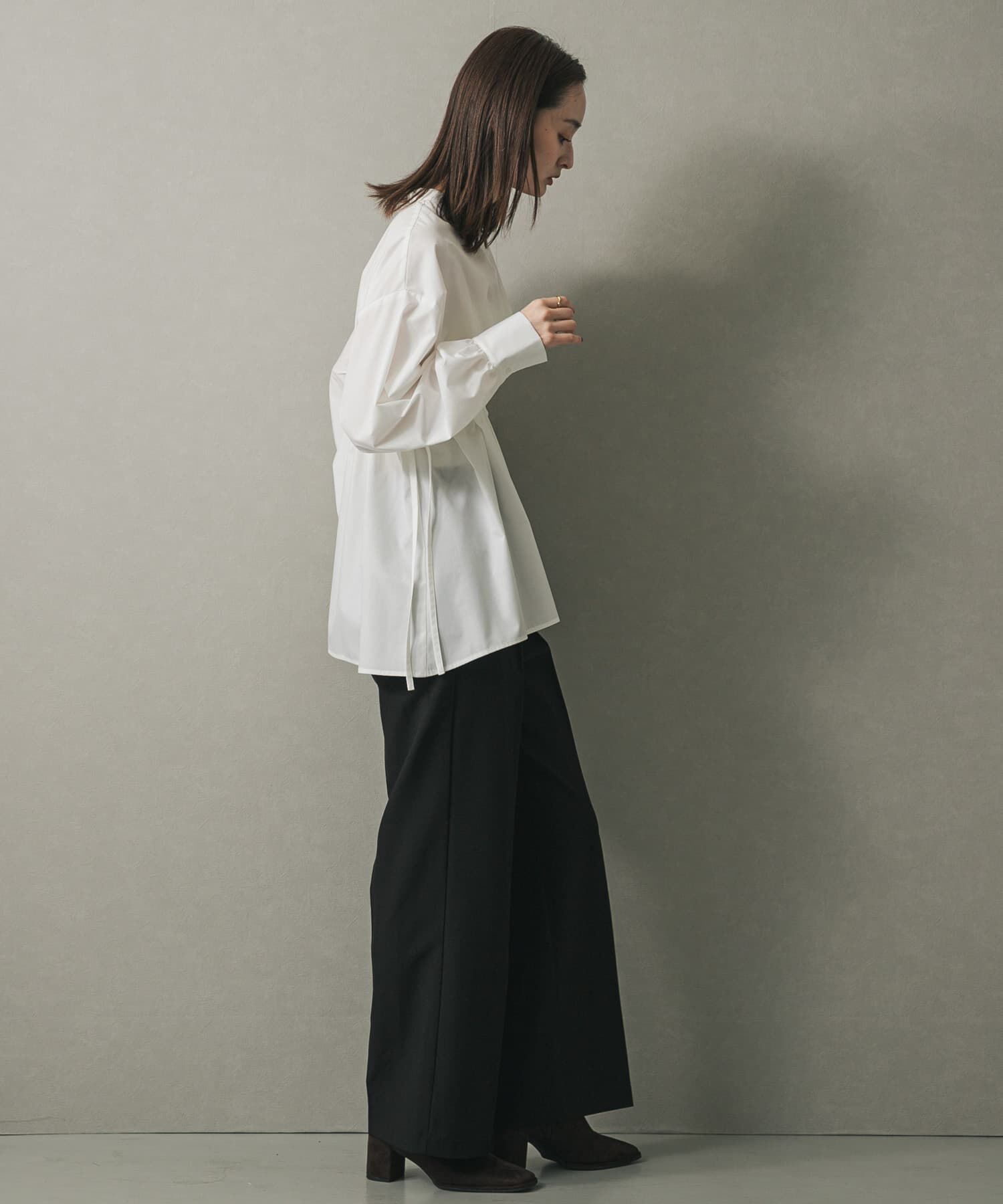 SENSE OF PLACE by URBAN RESEARCH「ウエストタックボリュームスリーブブラウス」|シャツ・ブラウス|