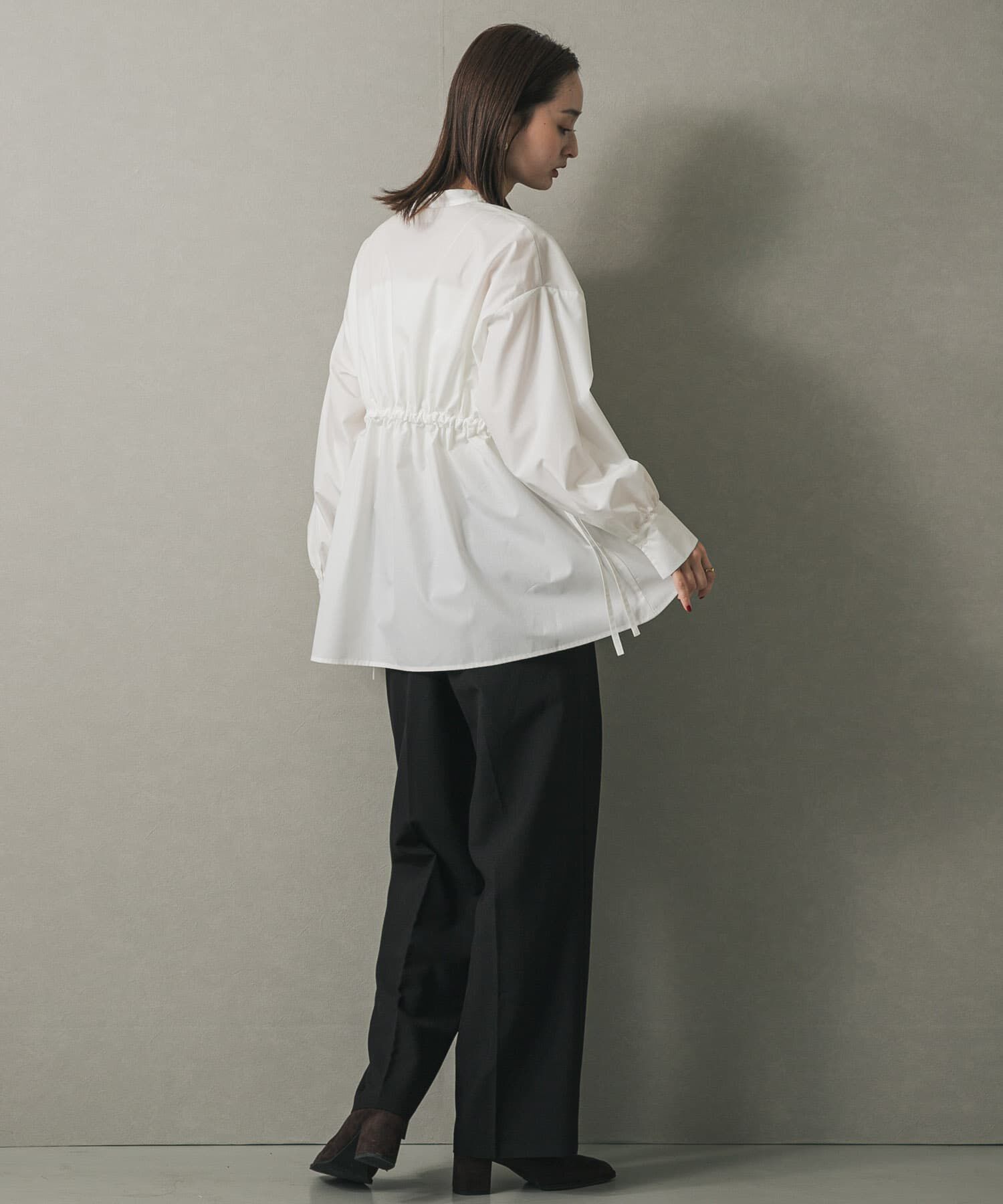 SENSE OF PLACE by URBAN RESEARCH「ウエストタックボリュームスリーブブラウス」|シャツ・ブラウス|