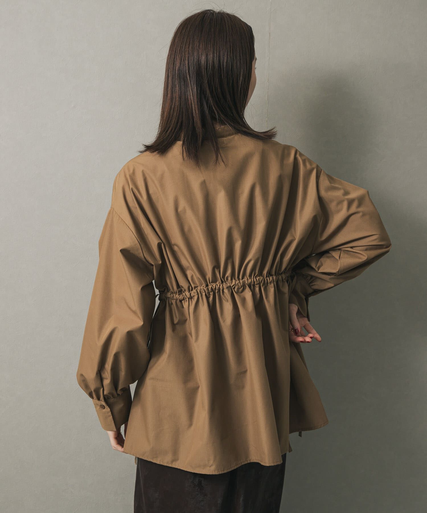 SENSE OF PLACE by URBAN RESEARCH「ウエストタックボリュームスリーブブラウス」|シャツ・ブラウス|