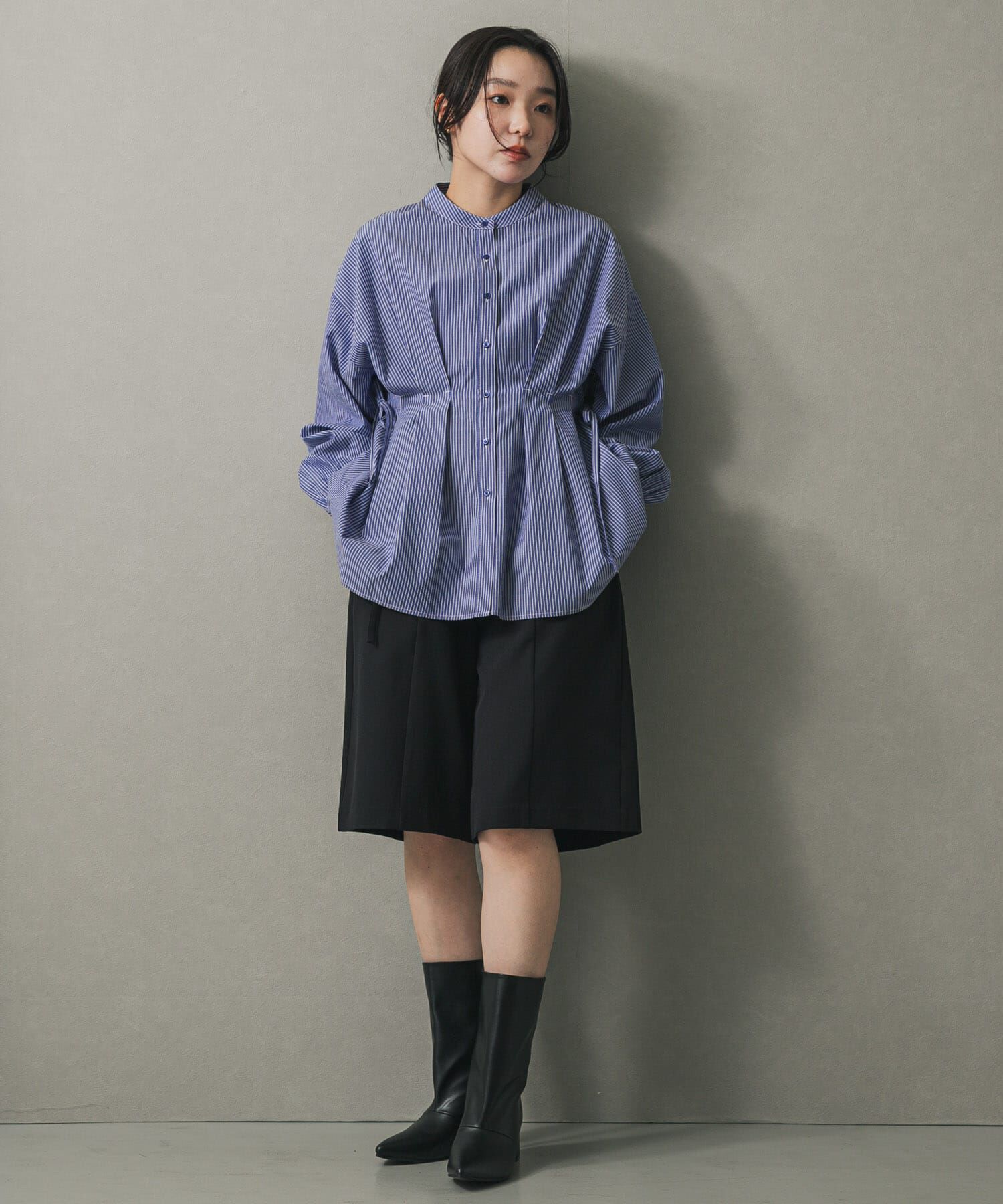 SENSE OF PLACE by URBAN RESEARCH「ウエストタックボリュームスリーブブラウス」|シャツ・ブラウス|