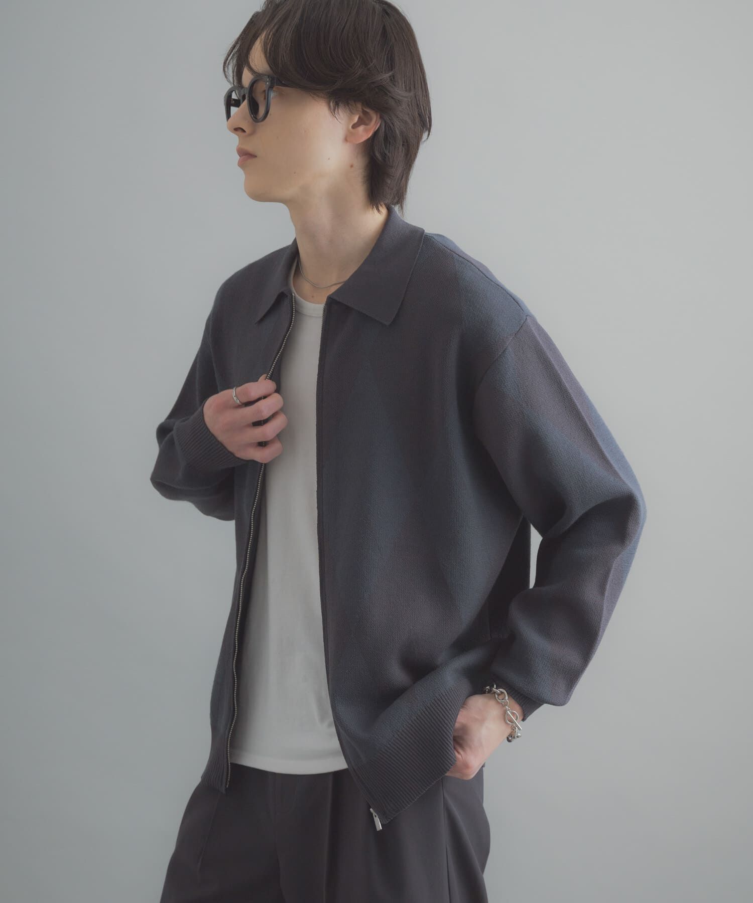 SENSE OF PLACE by URBAN RESEARCH「『洗濯可』アーガイルジップニットカーディガン」|カーディガン|