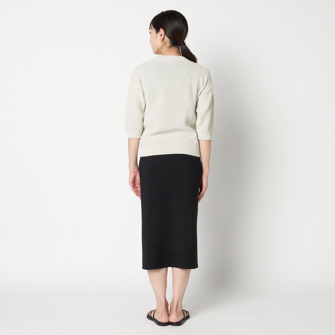 HELIOPOLE「HELIOPOLE SILKY DOUBLE TWILL LEAN SK」|スカート|