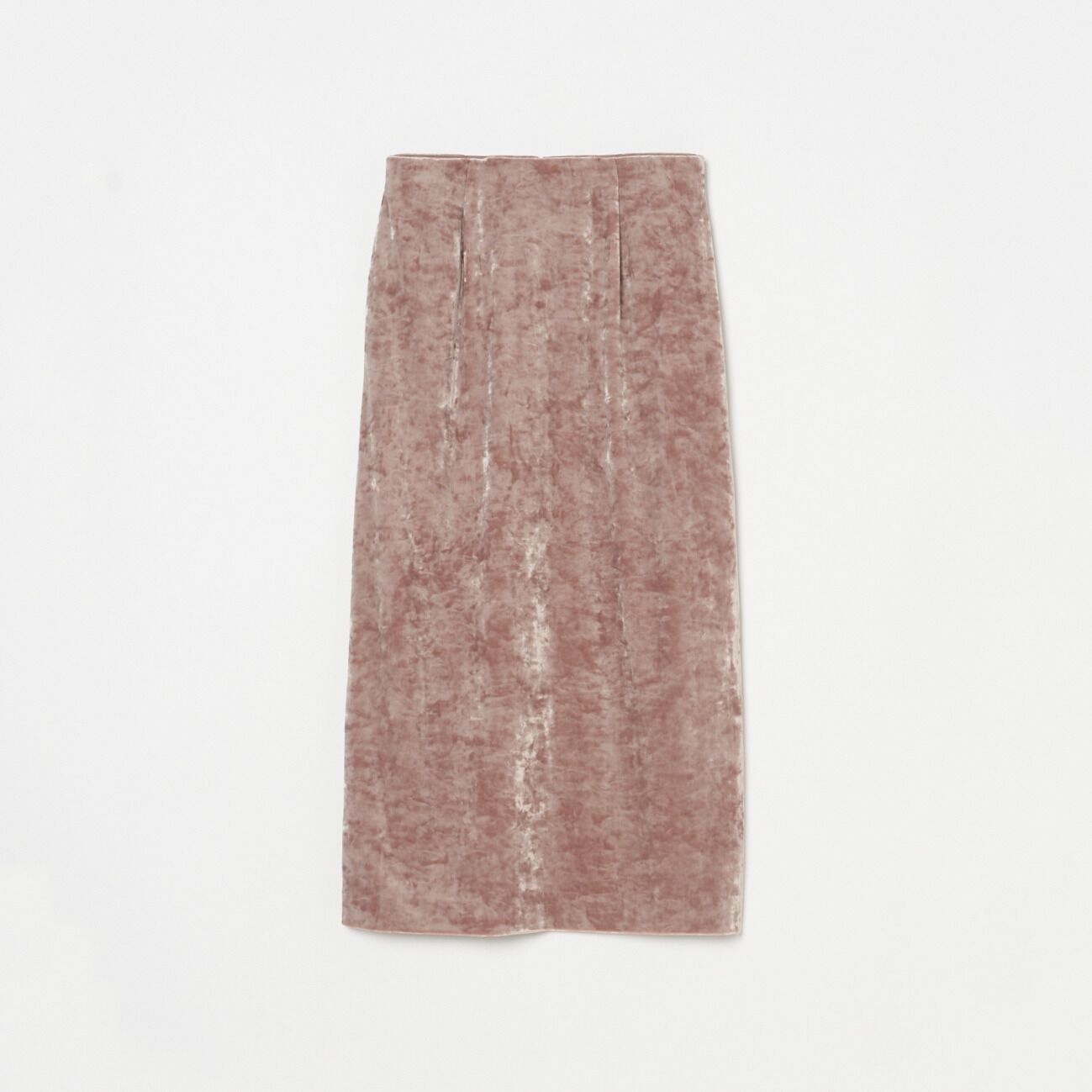 HELIOPOLE「HELIOPOLE CRUSHED VELOUR TIGHT SKIRT」|スカート|ベージュ