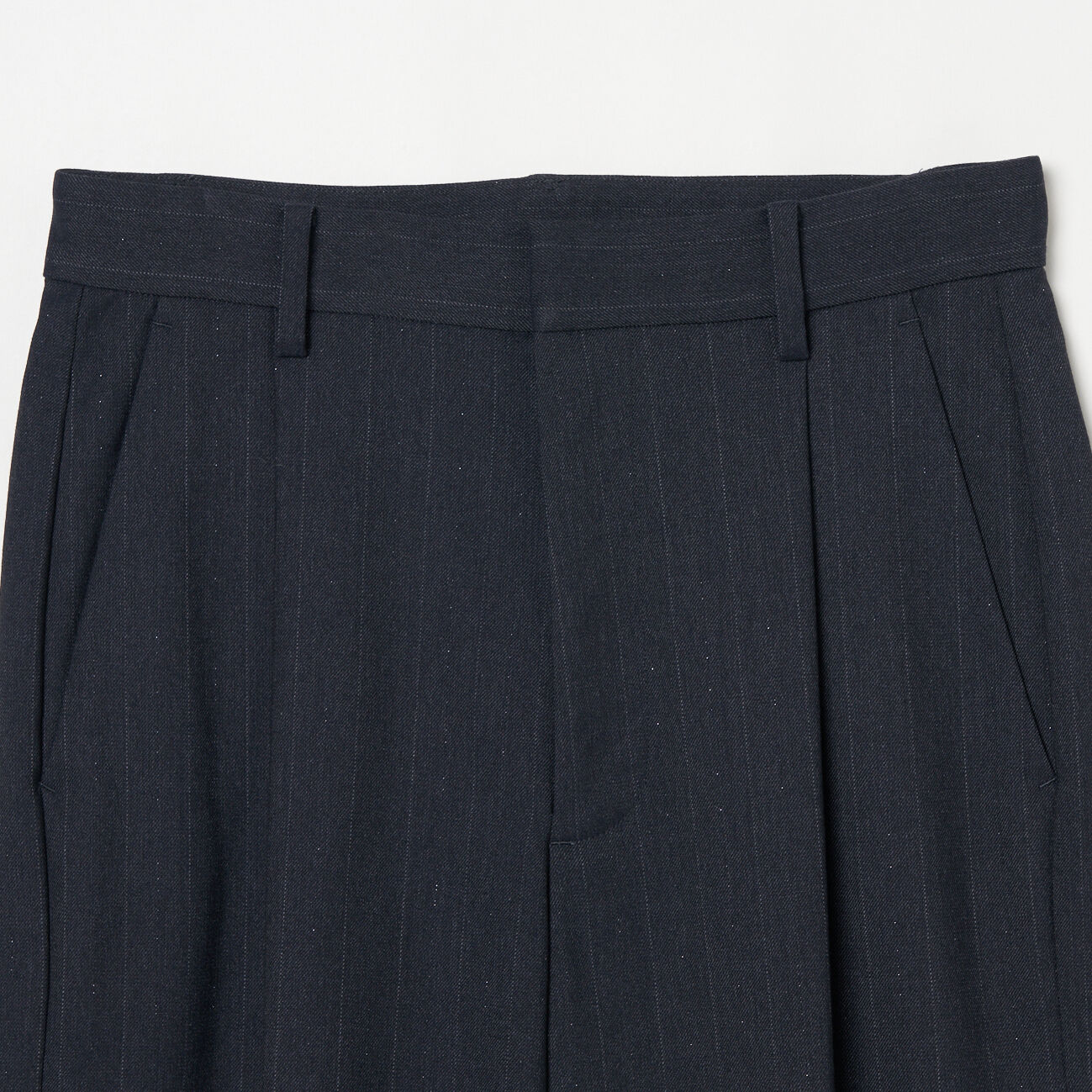 HELIOPOLE「HELIOPOLE GLITTER STRIPE STRAIGHT PANTS」|チノ|