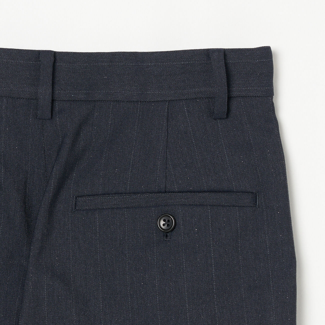 HELIOPOLE「HELIOPOLE GLITTER STRIPE STRAIGHT PANTS」|チノ|