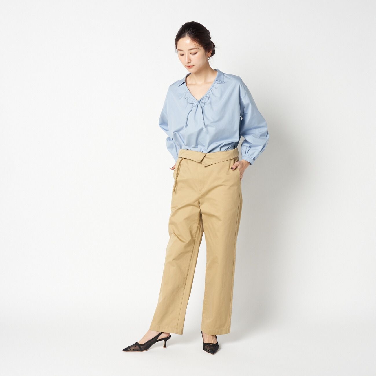 HELIOPOLE「HELIOPOLE TURNBACK PANTS」|チノ|