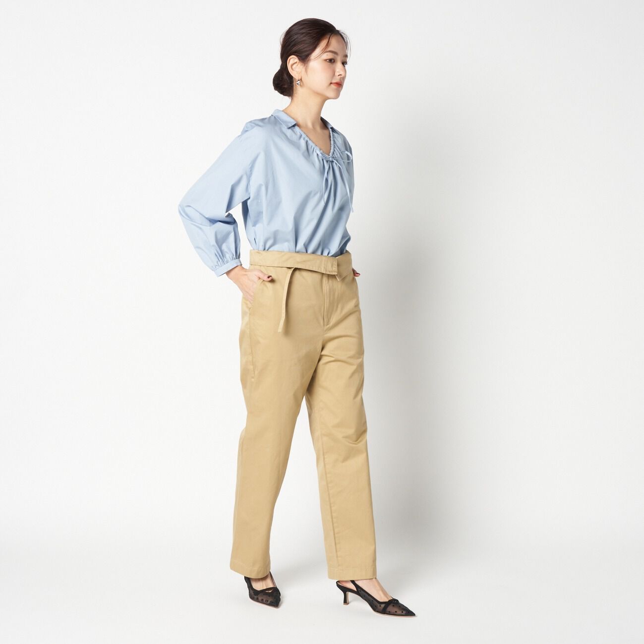 HELIOPOLE「HELIOPOLE TURNBACK PANTS」|チノ|