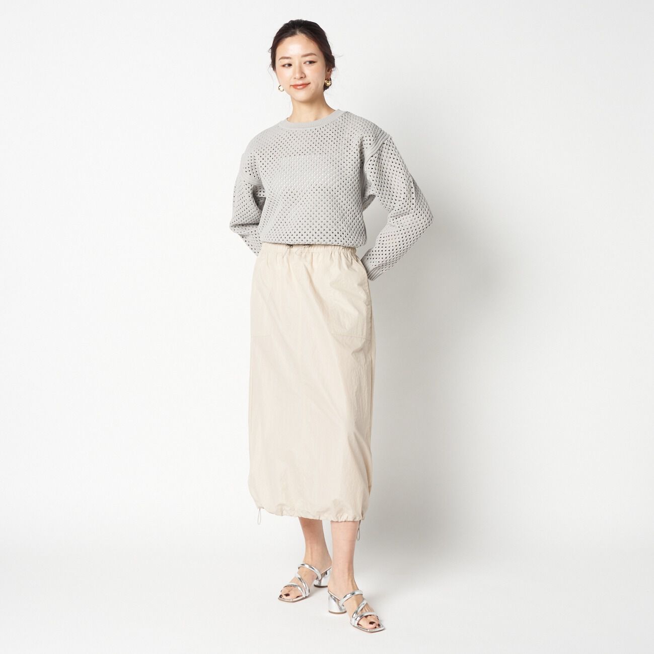 HELIOPOLE「HELIOPOLE MILITARY BALLOON SKIRT」|スカート|