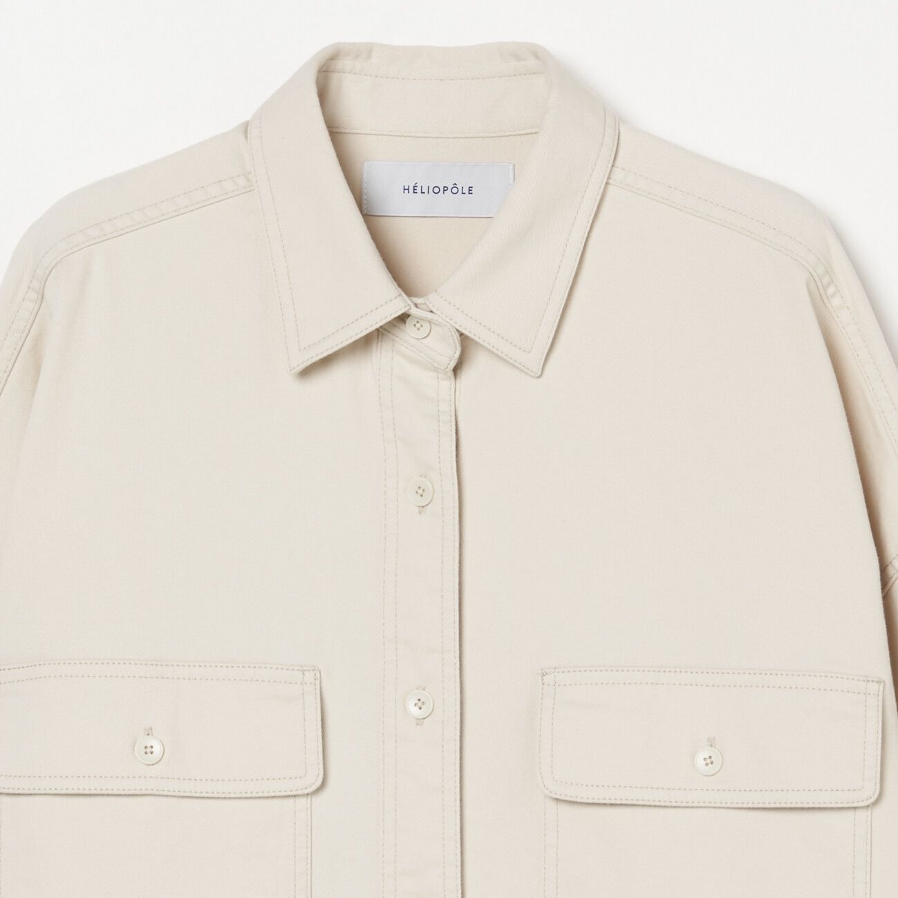 HELIOPOLE「HELIOPOLE COTTON TWILL BIG SHIRT」|シャツ・ブラウス|