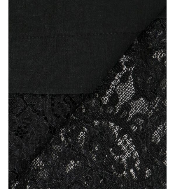  「レースヘムスキッパーブラウス」|シャツ・ブラウス|