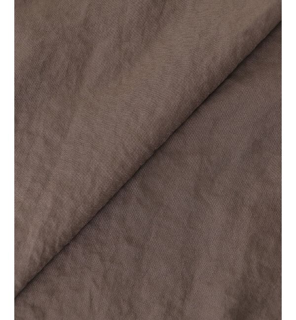  「《手洗い可能》エアータンブラーノーカラーブラウス」|シャツ・ブラウス|