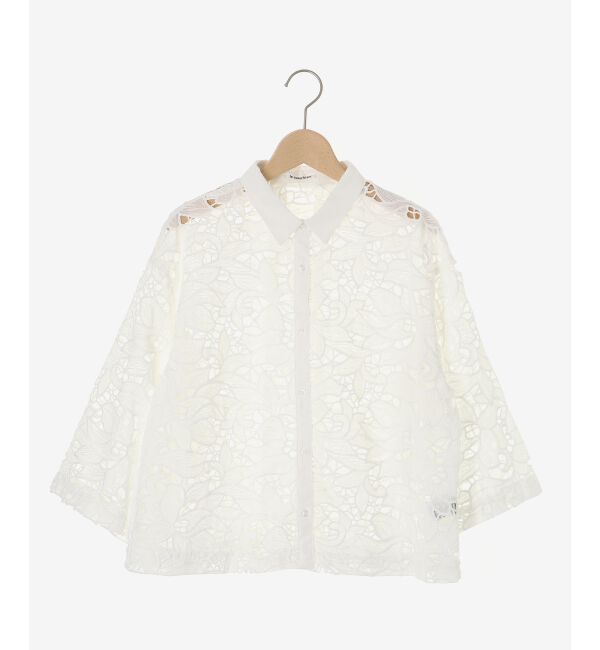  「モチーフレースシャツ」|シャツ・ブラウス|