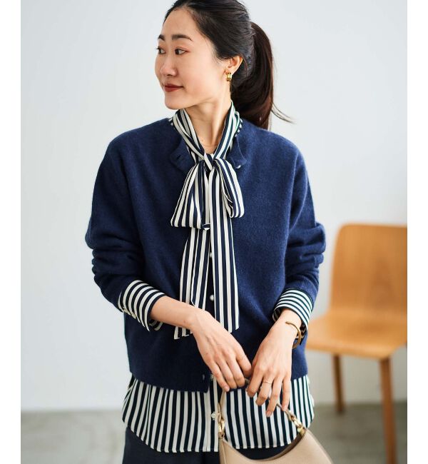  「ストライプボウタイブラウス」|シャツ・ブラウス|