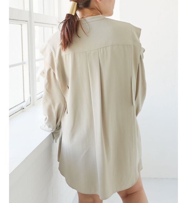 MAJESTICLEGON「2way肩あきレディシャツ」|シャツ・ブラウス|