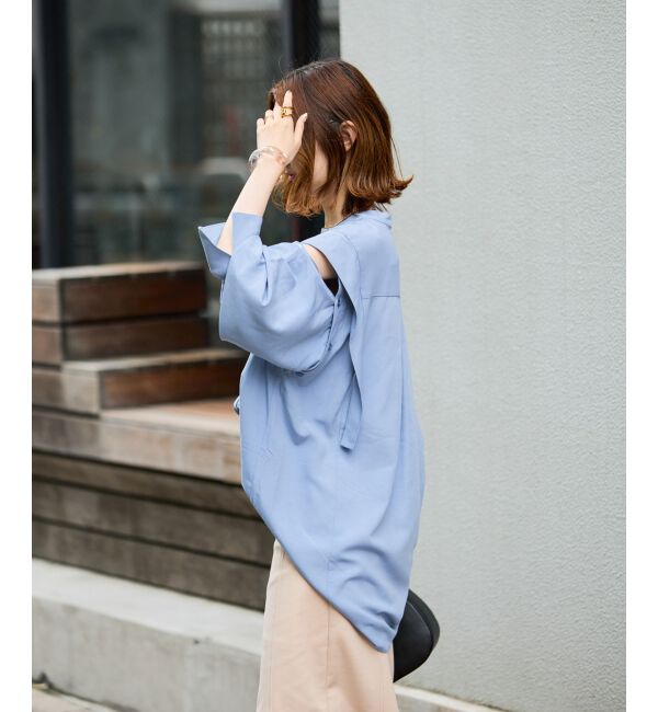 MAJESTICLEGON「2way肩あきレディシャツ」|シャツ・ブラウス|