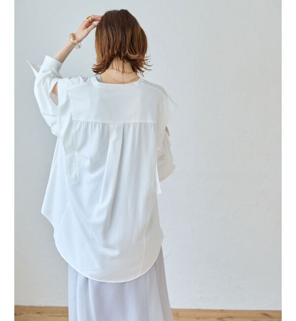 MAJESTICLEGON「2way肩あきレディシャツ」|シャツ・ブラウス|