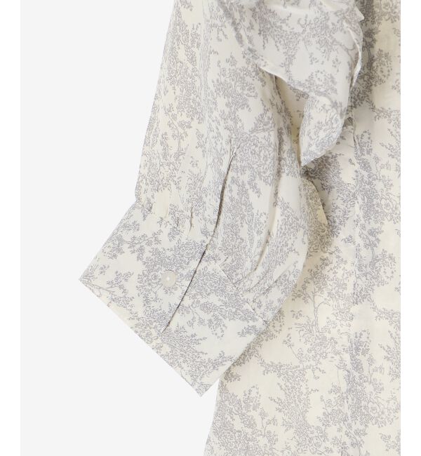 MAJESTICLEGON「バイカラーリボンタイフリルブラウス」|シャツ・ブラウス|