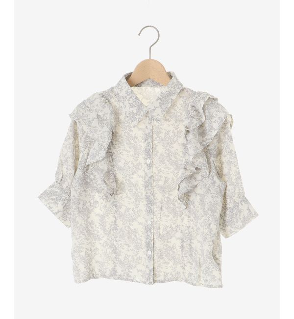 MAJESTICLEGON「バイカラーリボンタイフリルブラウス」|シャツ・ブラウス|